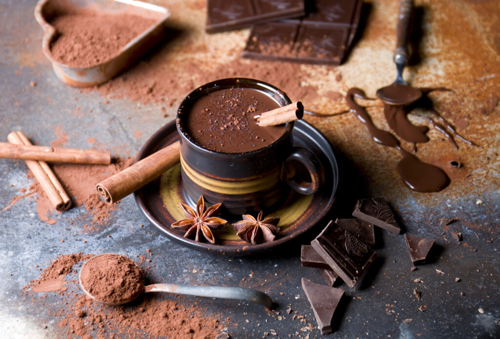 Regular consumption of flavonoid-rich cacao chocolate can reduce symptoms of depression and anxiety.